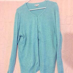 Aqua Button up cardigan